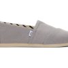 Femme TOMS Alpargata | Alpargata En Toile Coton Recycle Gris