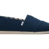 Homme TOMS Alpargata | Alpargata Heritage En Toile Indigo Fonce