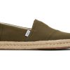 Homme TOMS Espadrilles | Espadrille Alpargata Corde Semelle 2.0 Olive Fonce