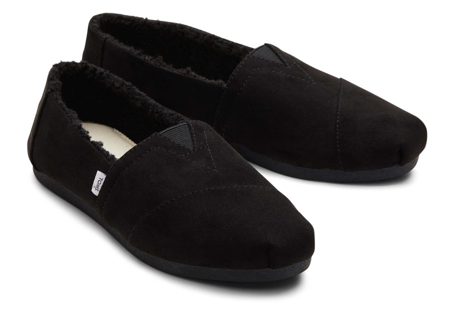 Femme TOMS Chaussons | Repreve Alpargata Microfiber Black