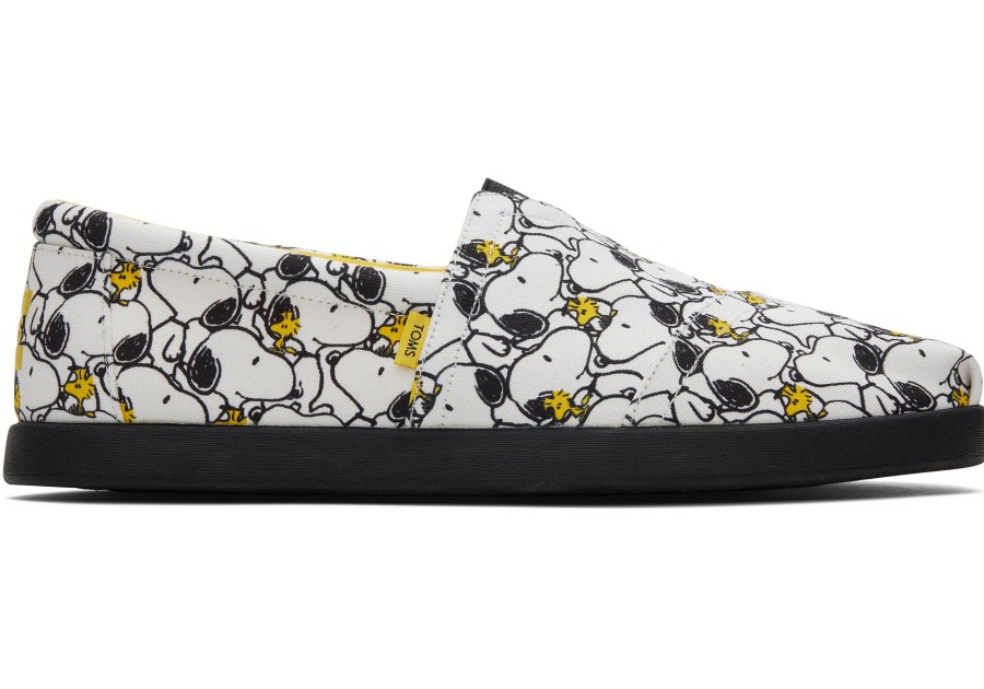 Homme TOMS | Toms X Peanuts® Alp Fwd Imprime Peanuts Blanc