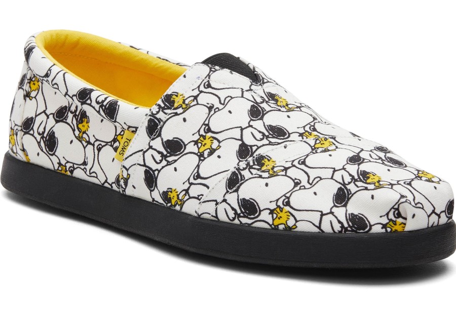 Homme TOMS | Toms X Peanuts® Alp Fwd Imprime Peanuts Blanc