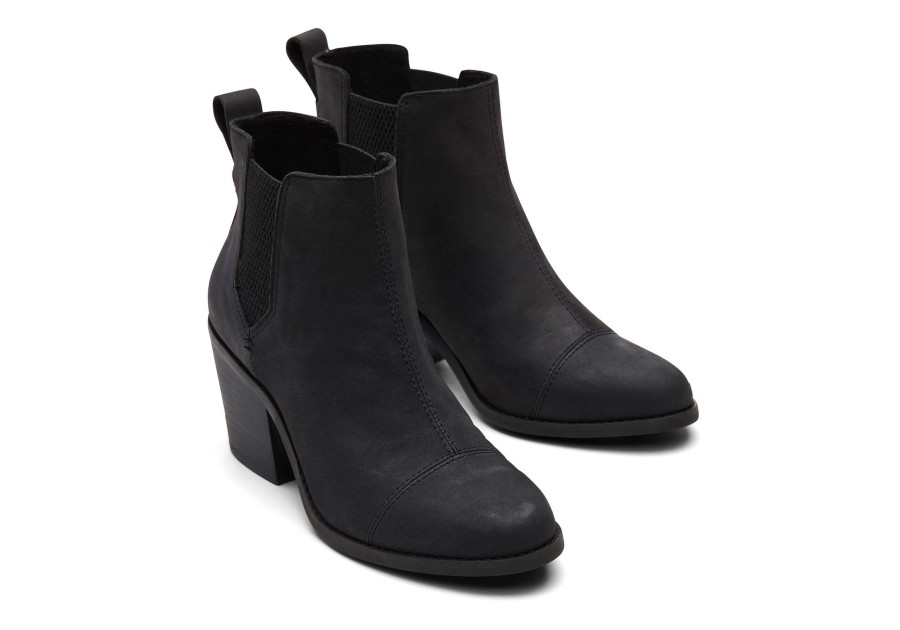 Femme TOMS Talons & Compensees | Bottes Everly Noir