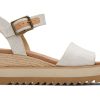 Femme TOMS Talons & Compensees | Sandales Diana Wedge Naturel