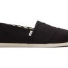 Homme TOMS | Alpargata En Coton Recycle Noir