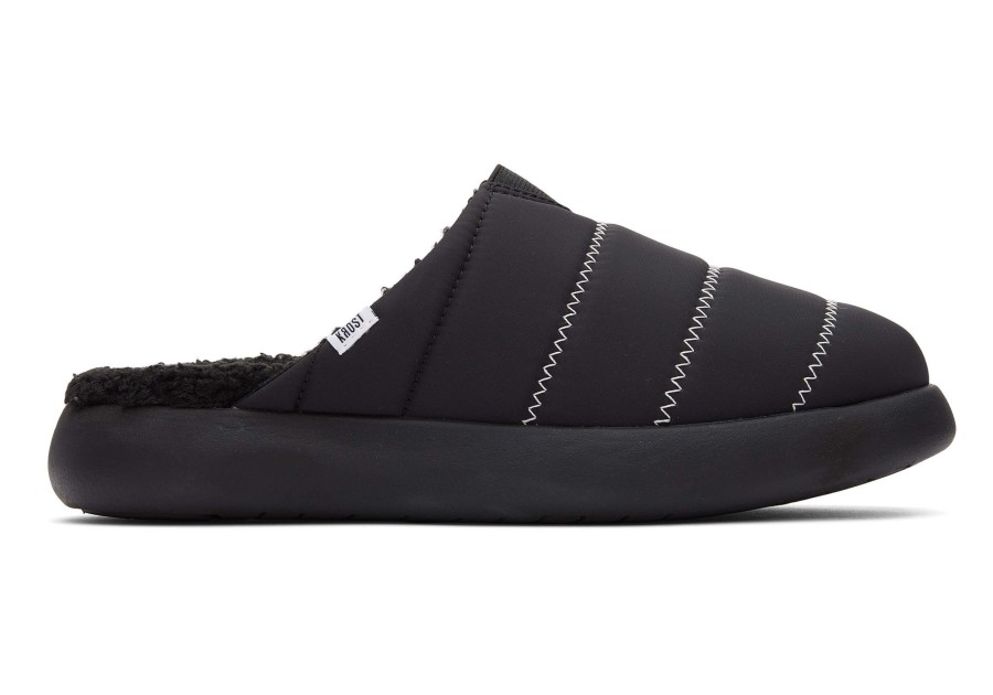 Femme TOMS Slip-Ons | Chausson Mallow Mule Toms X Krost Noir