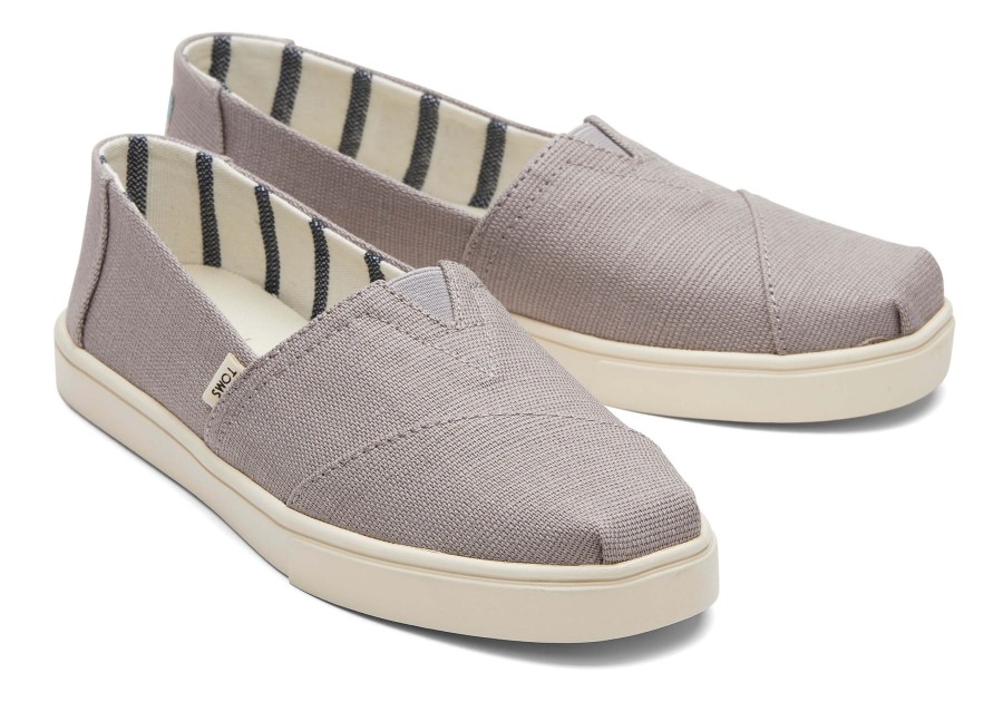 Femme TOMS Sneakers | Alpargatas Cupsole Colombe Du Matin