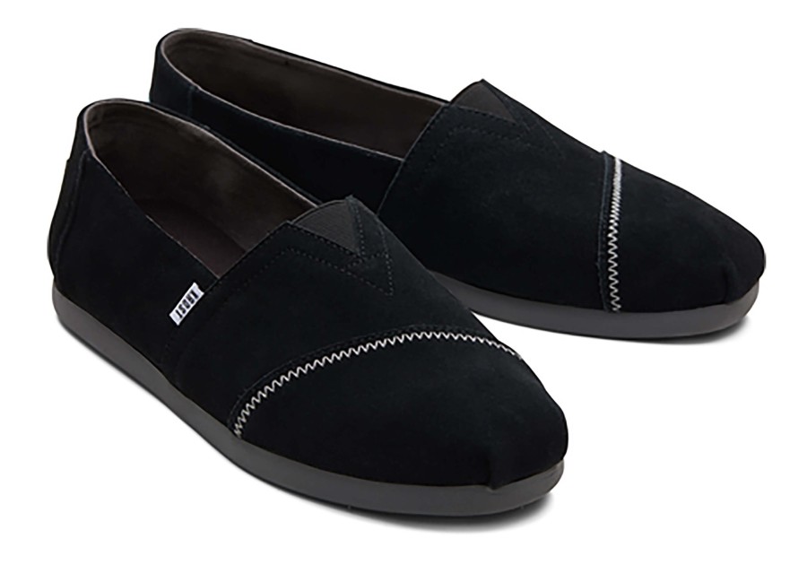 Homme TOMS | Toms X Krost Alpargata Suede Black