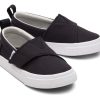 Enfant TOMS | Tiny Fenix Slip-On Canvas Noir