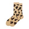 Femme TOMS | Chaussettes Beige Leopard