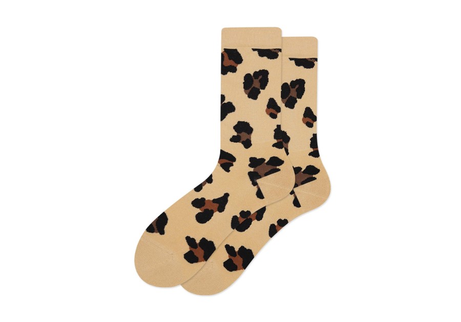 Femme TOMS | Chaussettes Beige Leopard