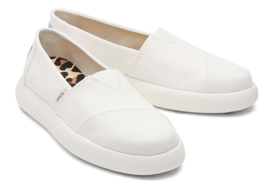 Femme TOMS Sneakers | Alpargatas Mallow Blanc