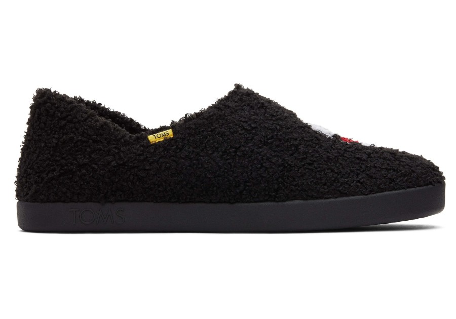 Homme TOMS Chaussons | Toms X Peanuts® Ezra Slipper Faux Shearling