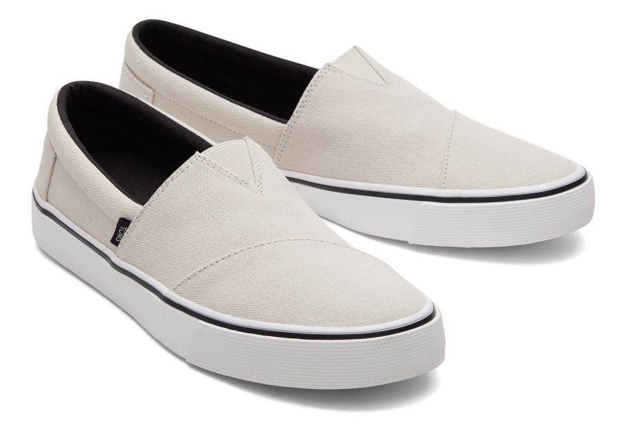 Homme TOMS Sneakers | Fenix Slip On Gris Mastic