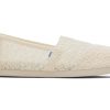 Femme TOMS Alpargata | Alpargata Floral Lace Dentelle Florale Naturelle