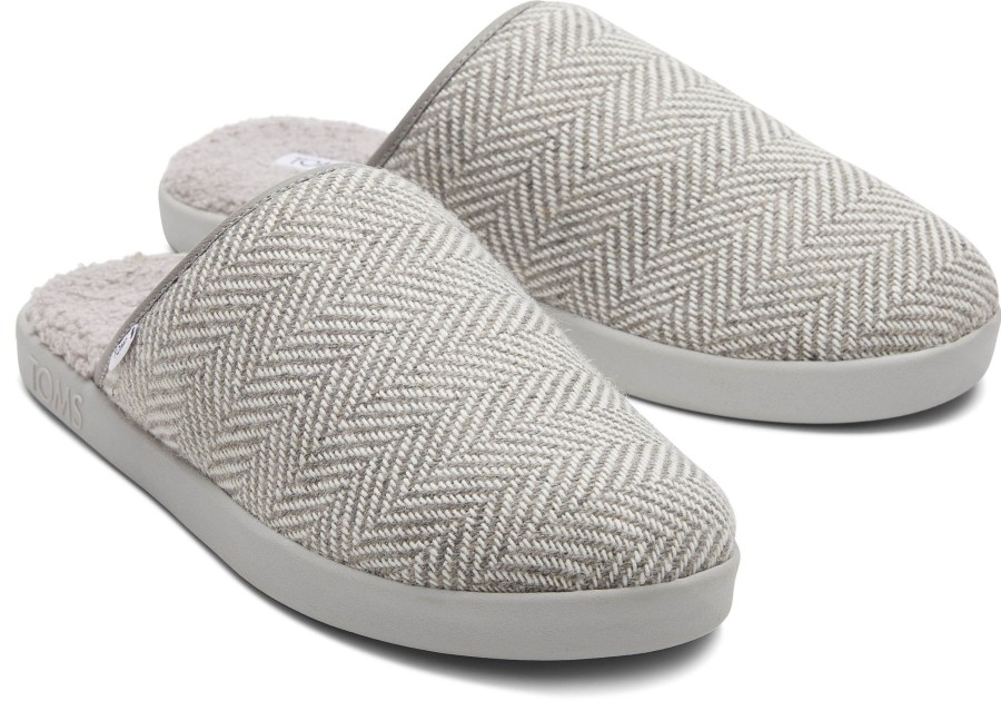 Homme TOMS Chaussons | Chaussons Harbor Gris