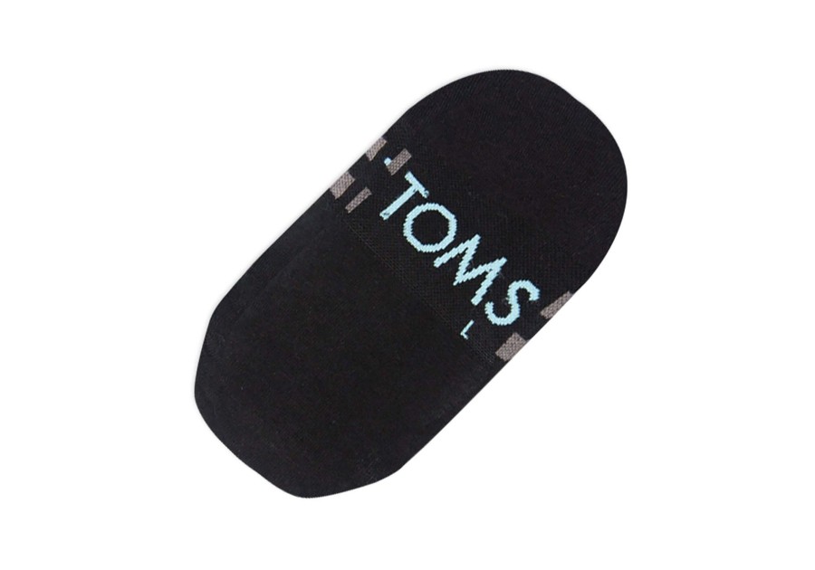 Homme TOMS | Chaussettes Invisibles Es Noir