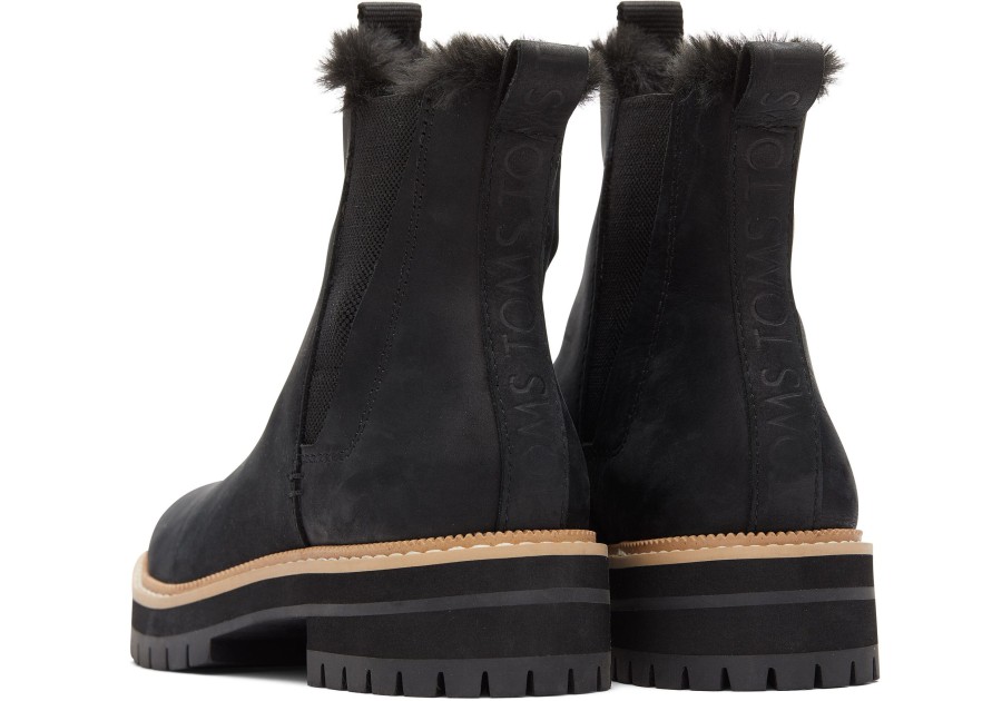 Femme TOMS Bottes | Dakota Bottes Water Resistant Black