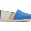 Homme TOMS | Alpargata Colorblock Turquoise