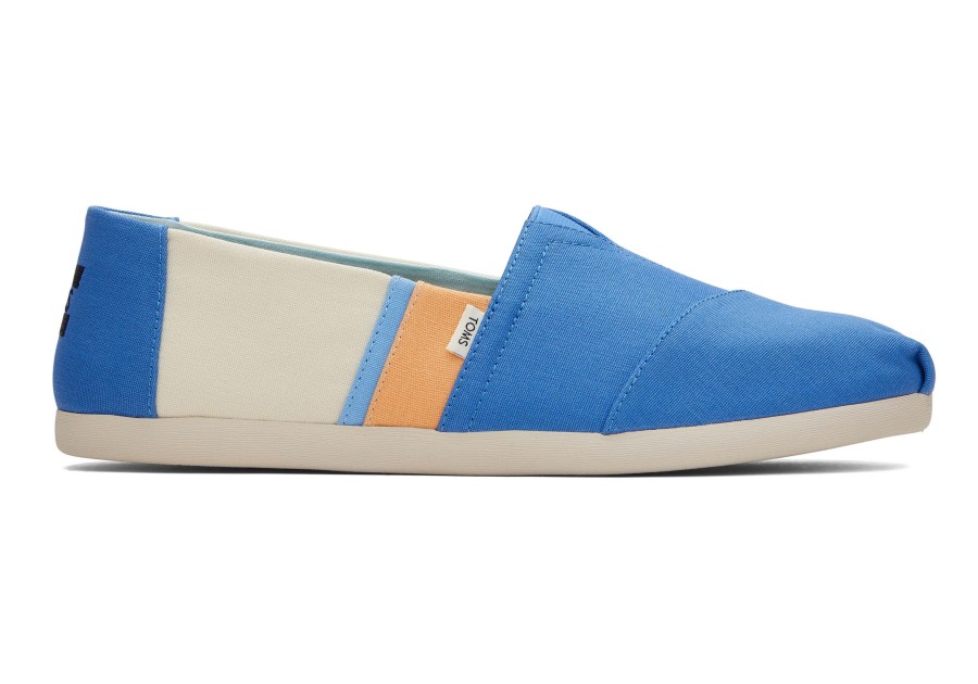 Homme TOMS | Alpargata Colorblock Turquoise