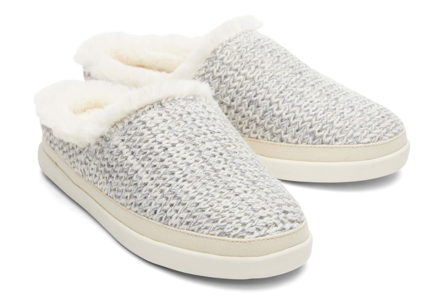 Femme TOMS Chaussons | Chaussons Saga Blanc