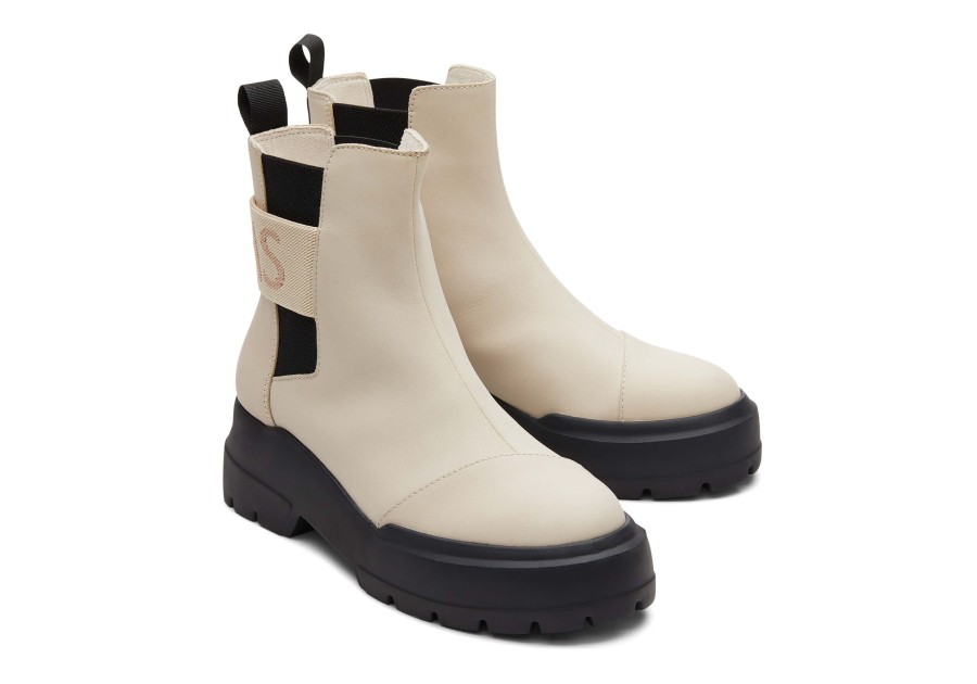 Femme TOMS Bottes | Combat Bottes Beige