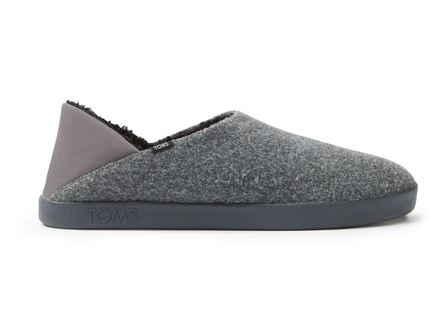 Homme TOMS Chaussons | Chaussons Ezra Smoke Grey