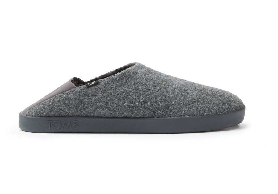 Homme TOMS Chaussons | Chaussons Ezra Smoke Grey