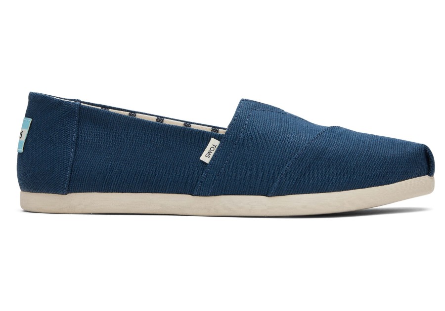 Homme TOMS Alpargata | Alpargatas Bleues Bleu Majolica