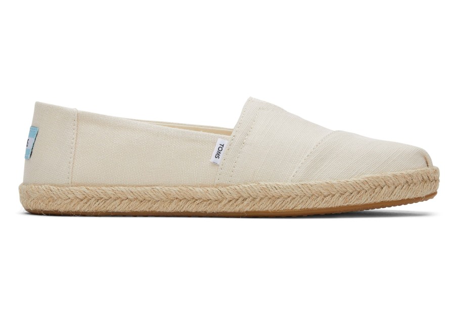 Femme TOMS Espadrilles | Alpargata Recycled Cotton Rope Espadrille Tisse Naturel