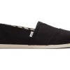 Homme TOMS Alpargata | Alpargata En Coton Recycle Noir