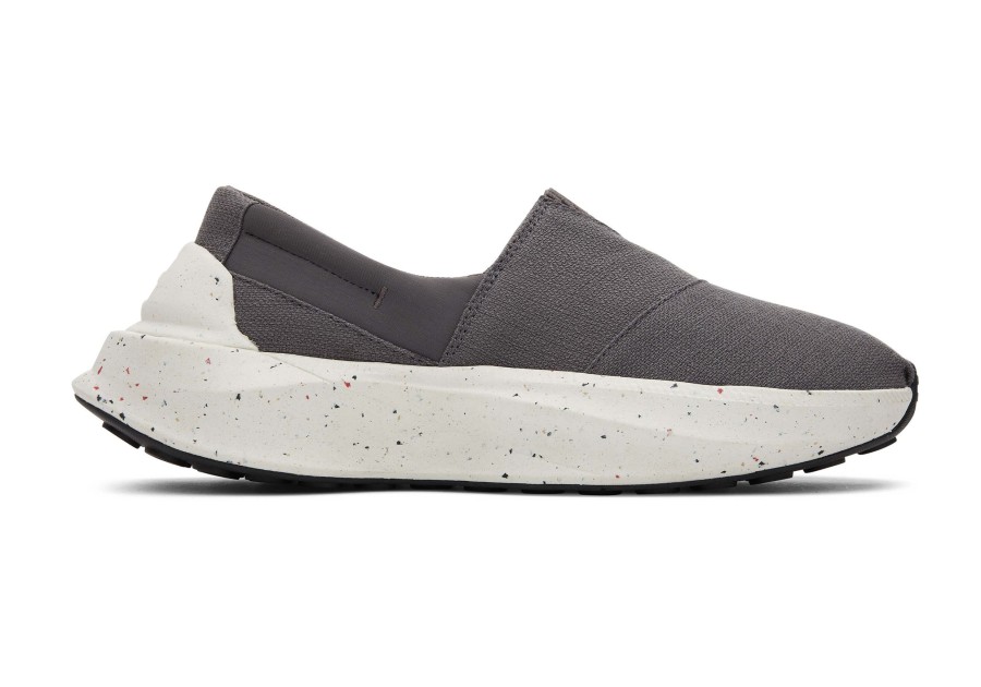 Femme TOMS Sneakers | Gamma Eco-Trainers Gris Pave