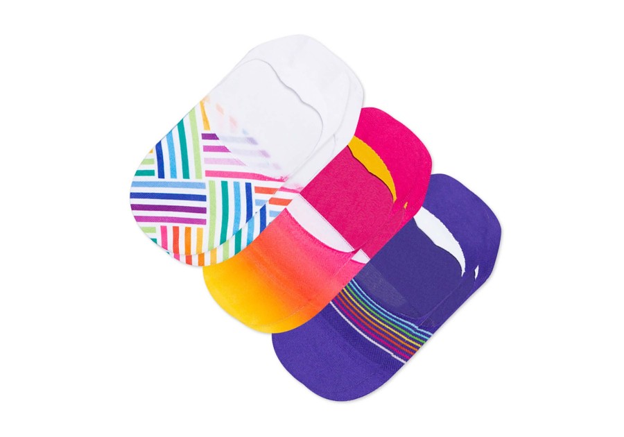 Homme TOMS | Ultimate No Show Socks Unity 3 Pack Arc-En-Ciel Multi