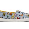 Enfant TOMS | Toms X Peanuts® Youth Alpargata Imprime Bleu