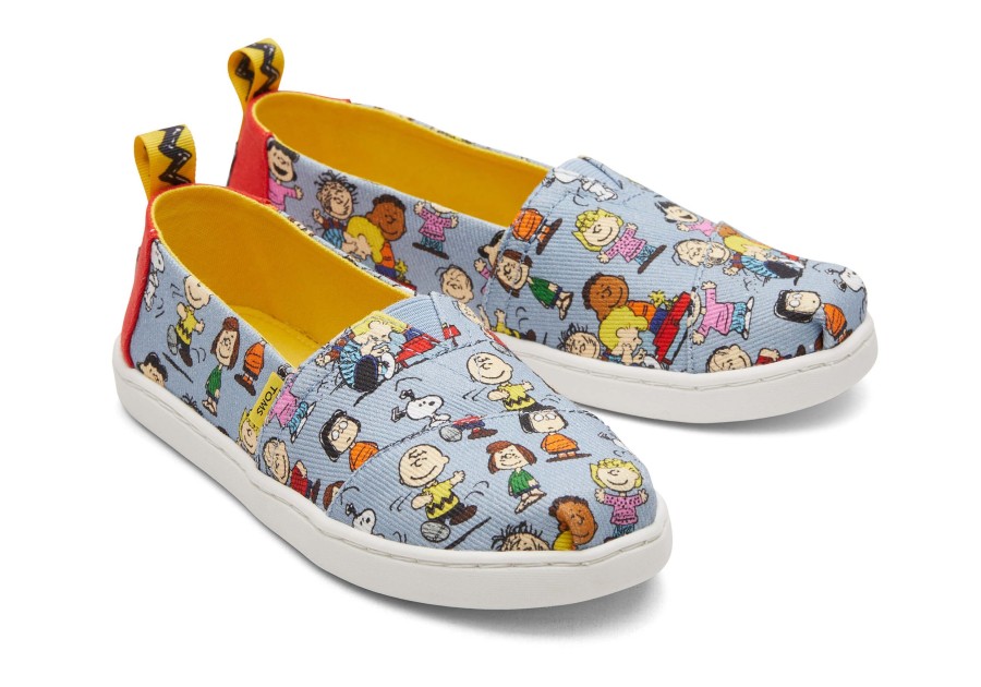 Enfant TOMS | Toms X Peanuts® Youth Alpargata Imprime Bleu