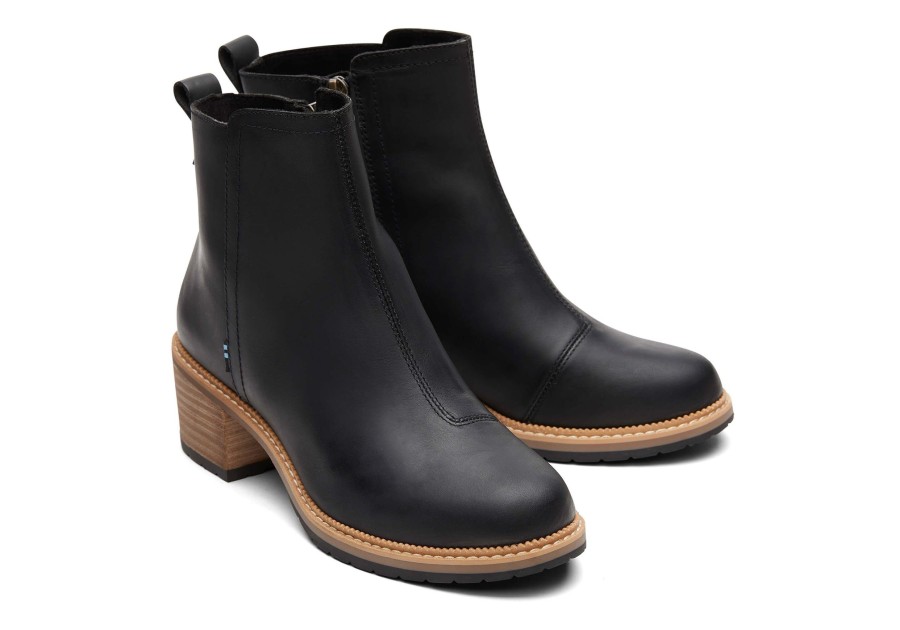 Femme TOMS Talons & Compensees | Bottes Marina Noir