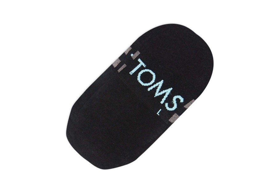 Femme TOMS | Chaussettes Invisibles Es Noir