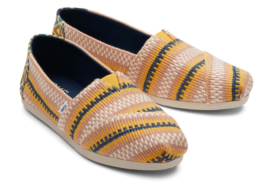 Femme TOMS Alpargata | Alpargata Tissu Integral Mango Multi