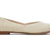 Femme TOMS Ballerines | Ballerines Jutti Neat Chaud Naturel Metallise