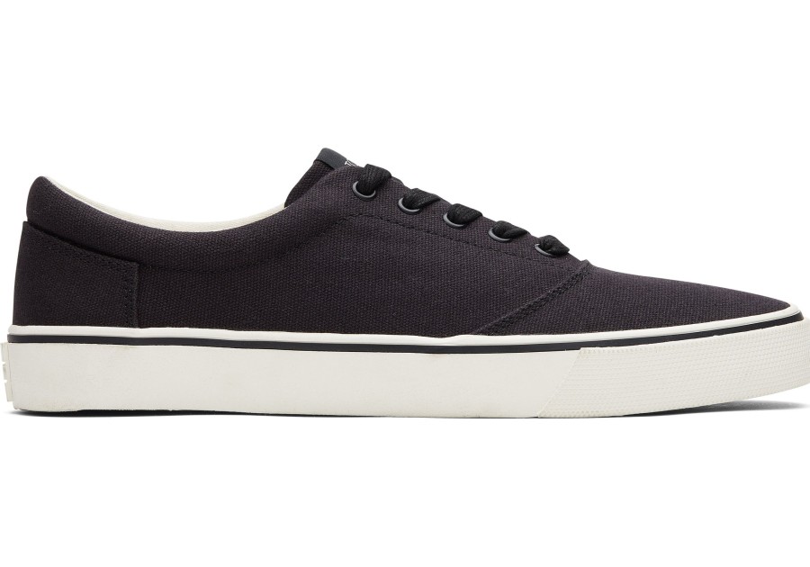 Homme TOMS Sneakers | Alpargata Fenix Toile Noire