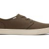 Homme TOMS Sneakers | Carlo Sneaker Olive Fonce