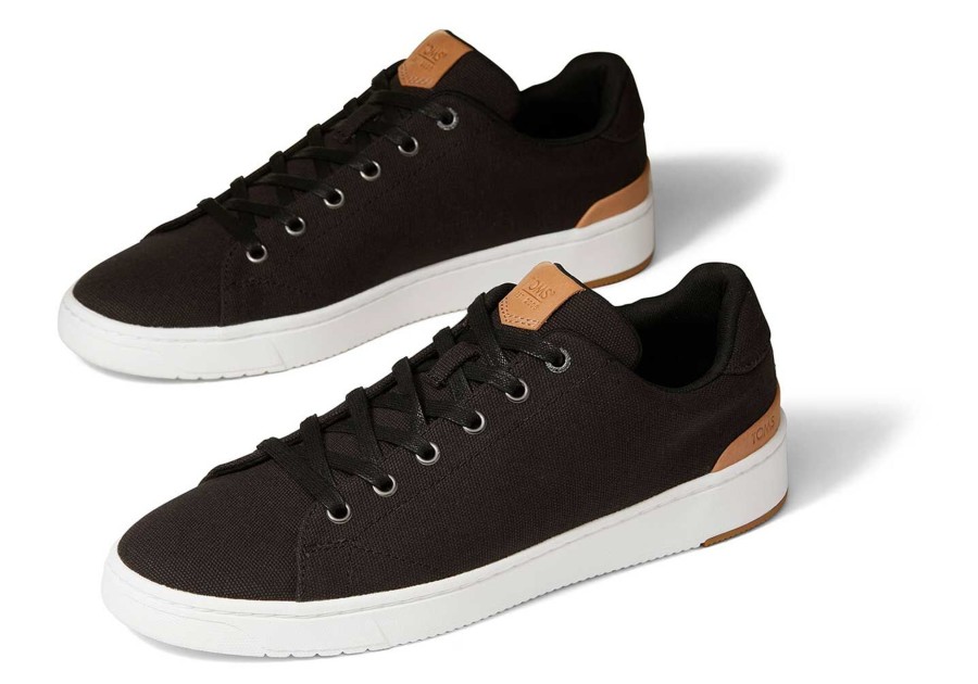 Homme TOMS Sneakers | Sneakers Trvl Lite Toile Noire