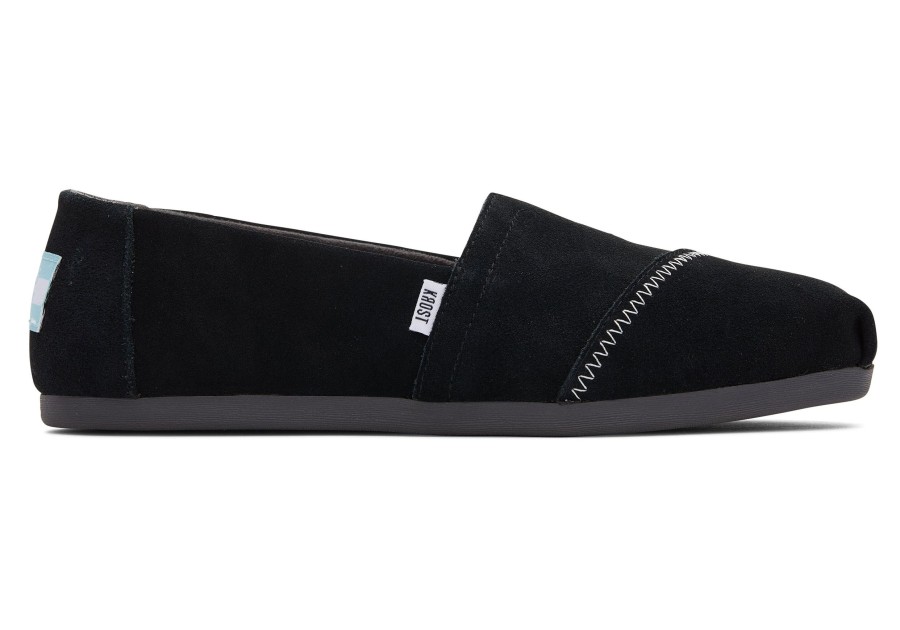 Femme TOMS Alpargata | Toms X Krost Alpargata Suede Black