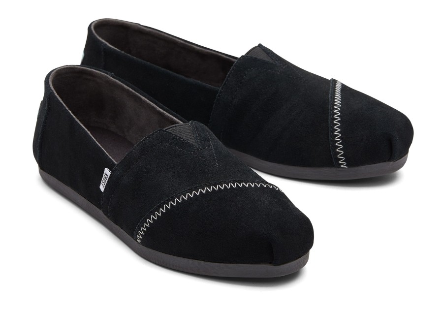 Femme TOMS Alpargata | Toms X Krost Alpargata Suede Black