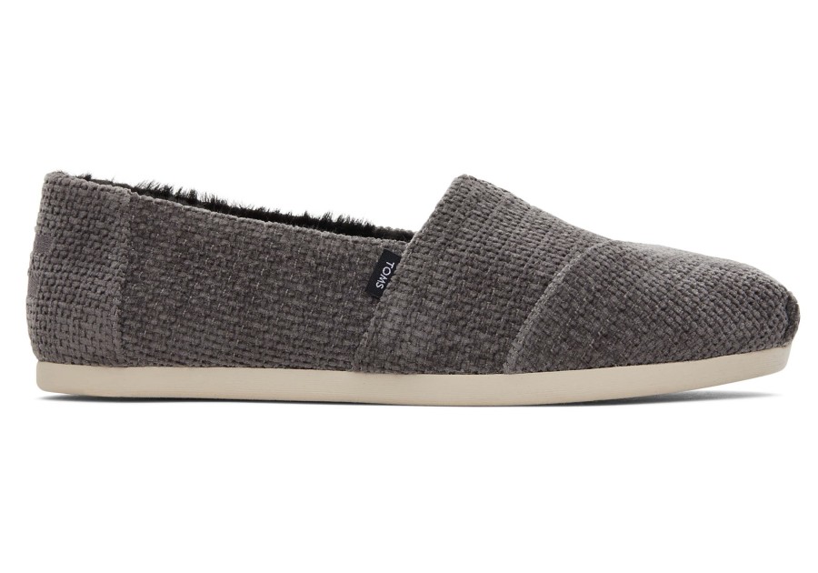 Femme TOMS Chaussons | Espadrille Alpargata En Chenille Chenille Forged Iron