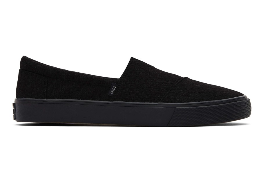 Homme TOMS Sneakers | Alpargata Fenix Black/Black