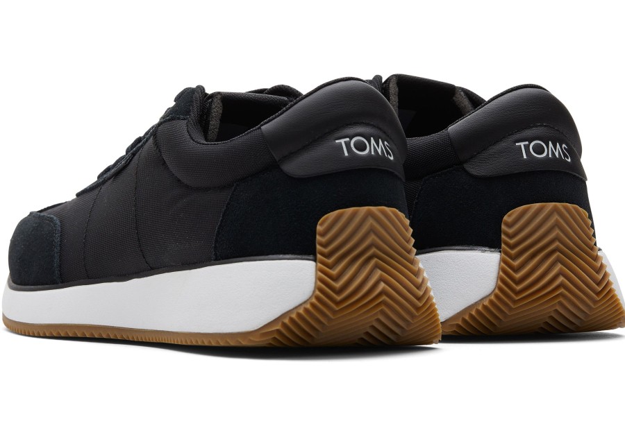 Homme TOMS Sneakers | Wyndon Black Jogger Sneaker Noir