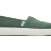 Femme TOMS Sneakers | Mallow Alpargata Dark Ivy