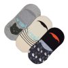 Femme TOMS | Ultimate No Show Socks Spooky 3 Pack Cat Stripes Ghosts