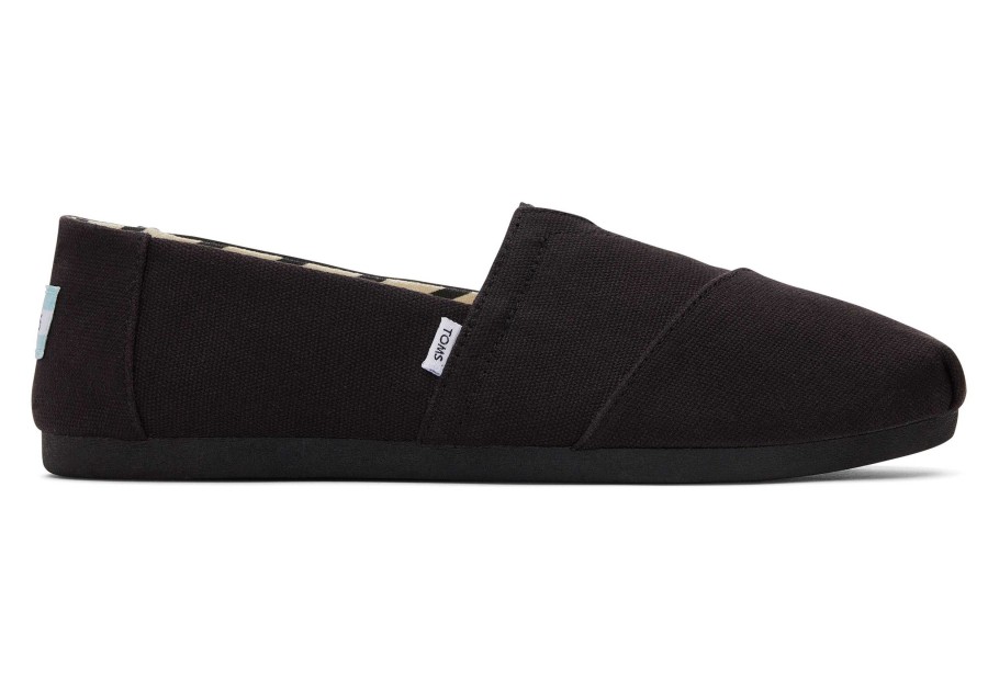 Femme TOMS Alpargata | Alpargata En Coton Recycle Black/Black